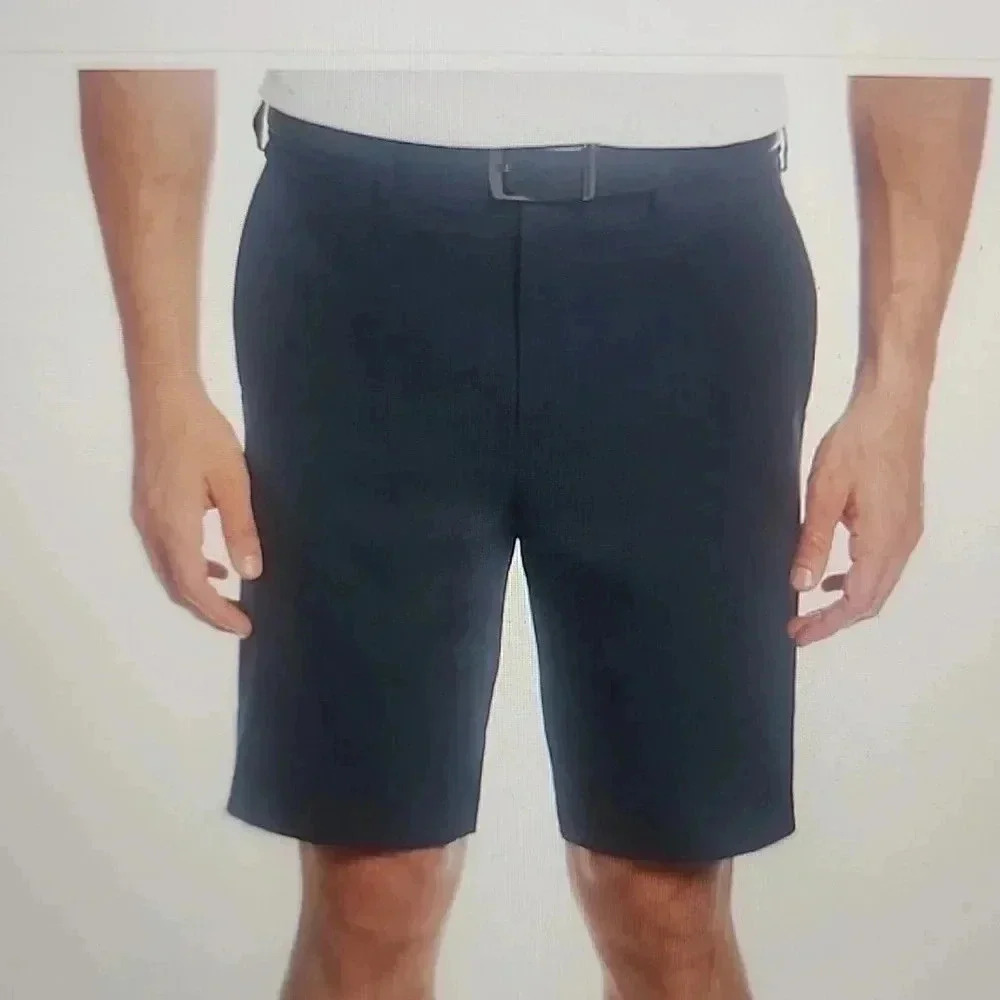PGA TOUR MENS FLAT FRONT EXPANDABLE WAISTBAND GOLF SHORTS SIZE 42